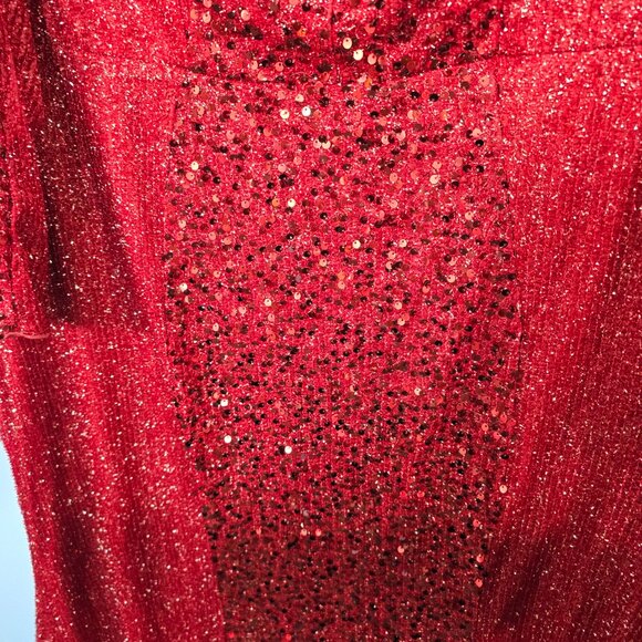 UNITHORSE Formal Long Sleeve Gown Evening Dress Sequins Size 22 (HG) - Picture 5 of 13